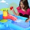 Sand Water Table for Toddlers, 4 in 1 Sand Table and Water Play Table, Kids Table Activity Sensory Play Table Beach Sand Water Toy for Outdoor Backyard for Toddlers Age 2-4 Gift